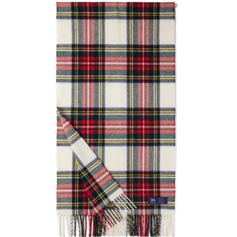 ABRAHAM MOON Merino Wool Shawl Muffler 50cm - Dress Stuart