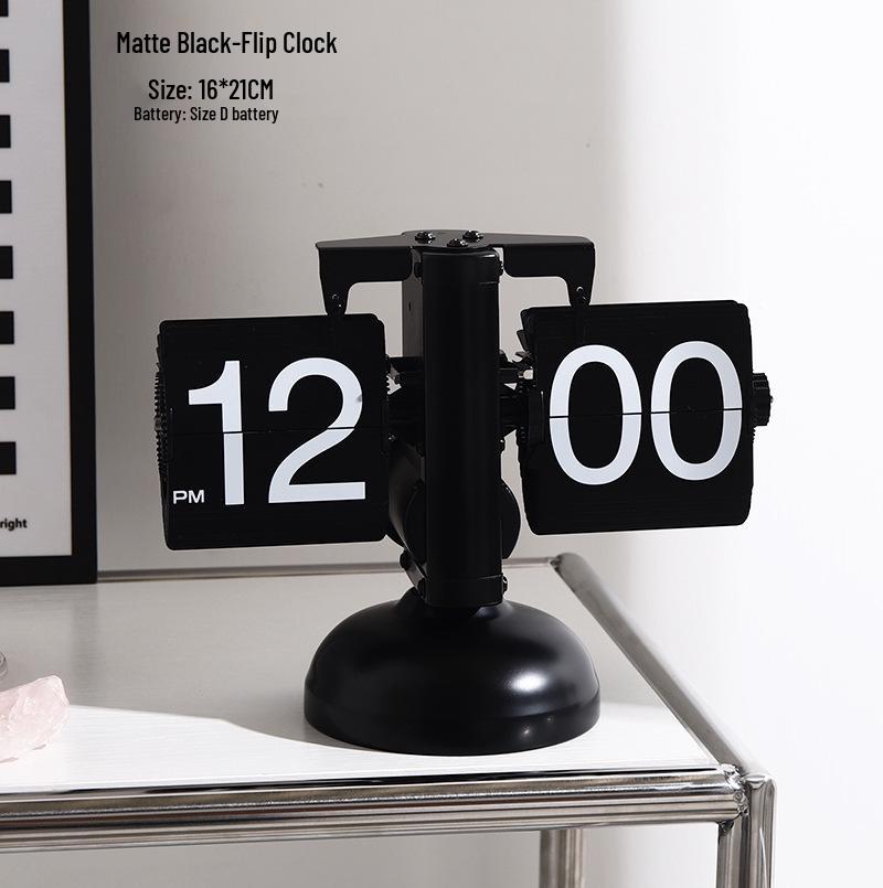 Mechanical Desk Clock: Automatic Page-Turner for Home Decoration