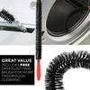 9Pcs/Set Chimney Pipe Brushes Flexible Rod Range Hood Dryer Vent Cleaning Tools