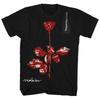 2025 Depeche Mode Rock Short Sleeve Rose Men's and Women's T-shirts Punk American Hip Hop Cotton Tshirts High Quality T-shirt