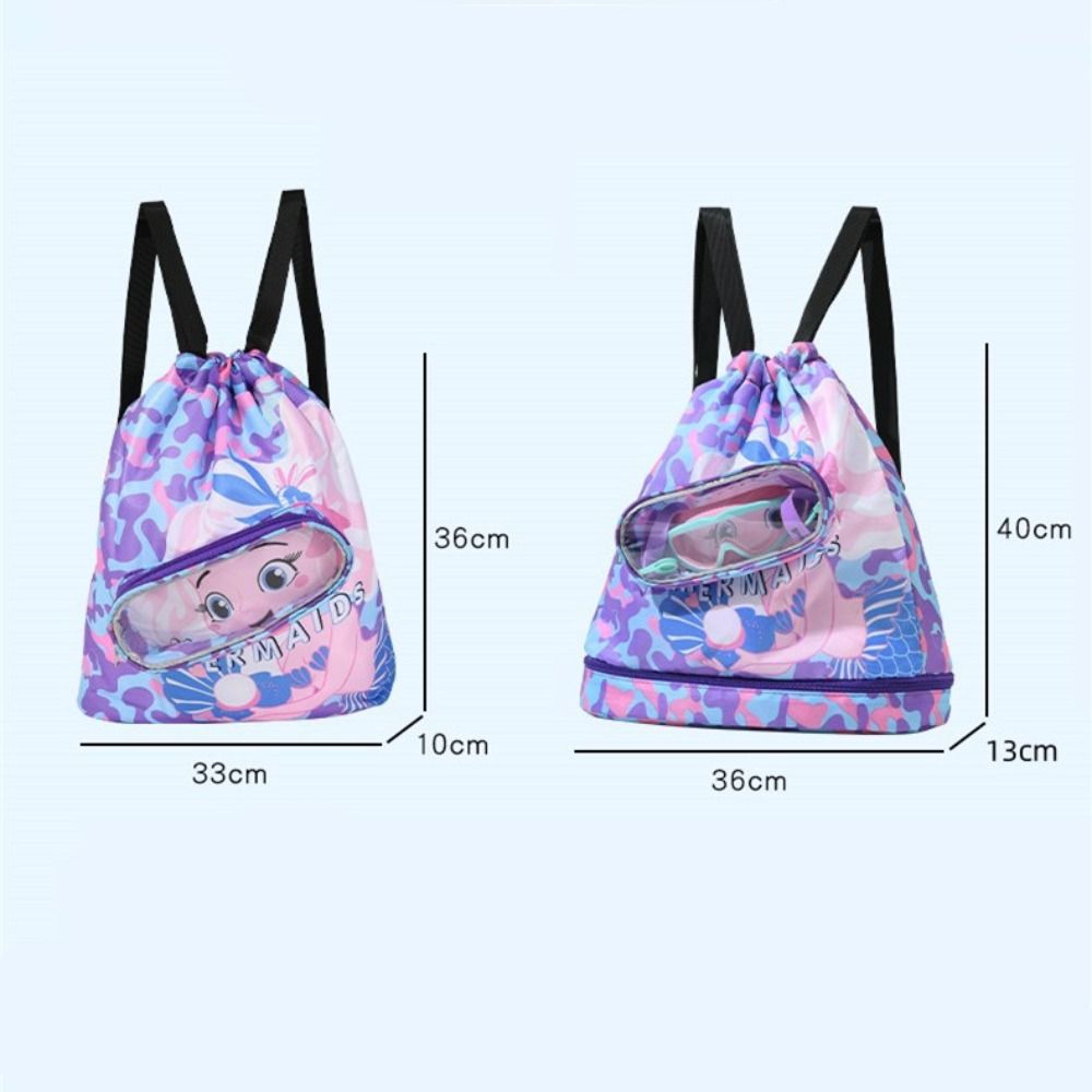 Dry Wet Separation Children's Swimming Bag Waterproof Swimm Storage Bag Kids Beach Bag  Boys Girls