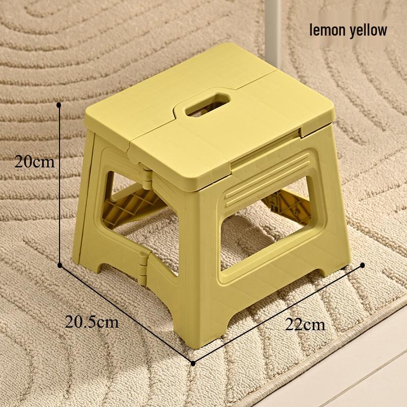 Adjustable Telescopic Folding Portable Plastic Stool for Outdoor Travel, Fishing, and Household Use