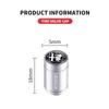 Adesivi per Auto Per Alfa Romeo 4pz Tappi Valvola Pneumatici Ruote Auto Coprivalvole Stelo Cerchioni Pneumatici Airdust Per Alfa Romeo Giulia Stelvio Junior Ton