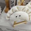 Soft Cartoon Plush Keyring Plush Dumpling Plush Pendant Funny Dumpling Plush Keychains  Students