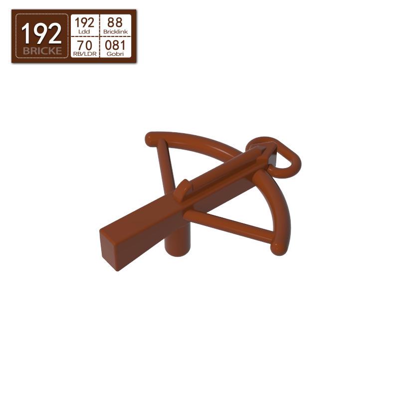 

BRICKE 2570 Building Block Crossbow Arrows, Lego-Compatible MOC Accessories, Table-Order Available 50g (~97pcs)