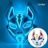 LED Luminous Fox Mask - Anime-Inspired Cat Face, Cold Light Flash for Halloween