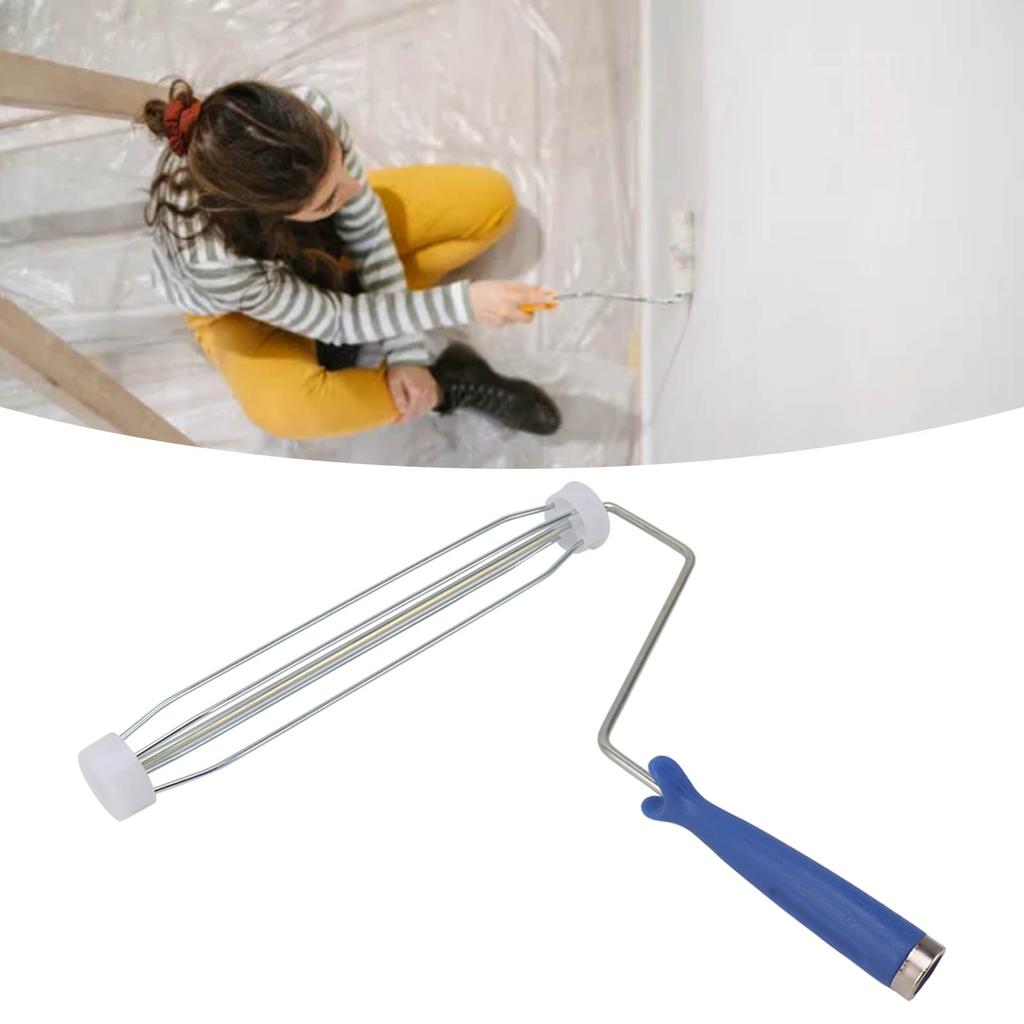 Roller Frame Ergonomic Handle High Strength Easy Control Paint Roller Frame for Dust Roller