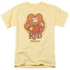 Maglietta da adulto con licenza Fraggle Rock Cerchio Rosso Jim Henson