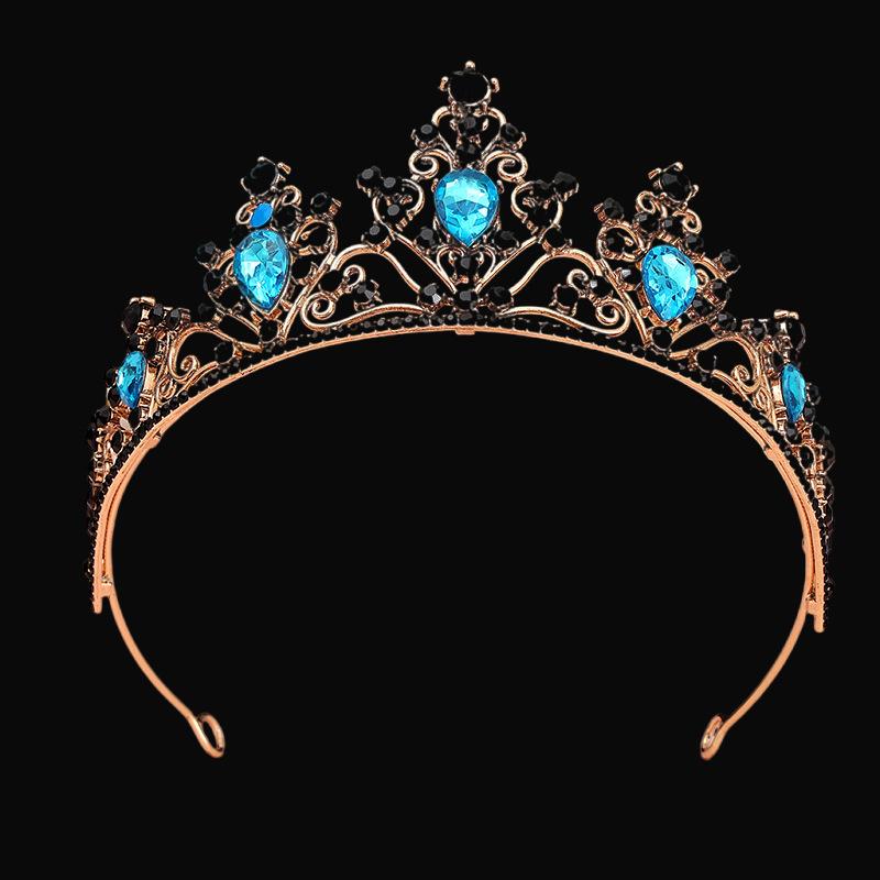 Bridal Tiara Crown Wedding Dress Hair Accessories Stage Host Welcome Baroque Queen Birthday Jewelry Women