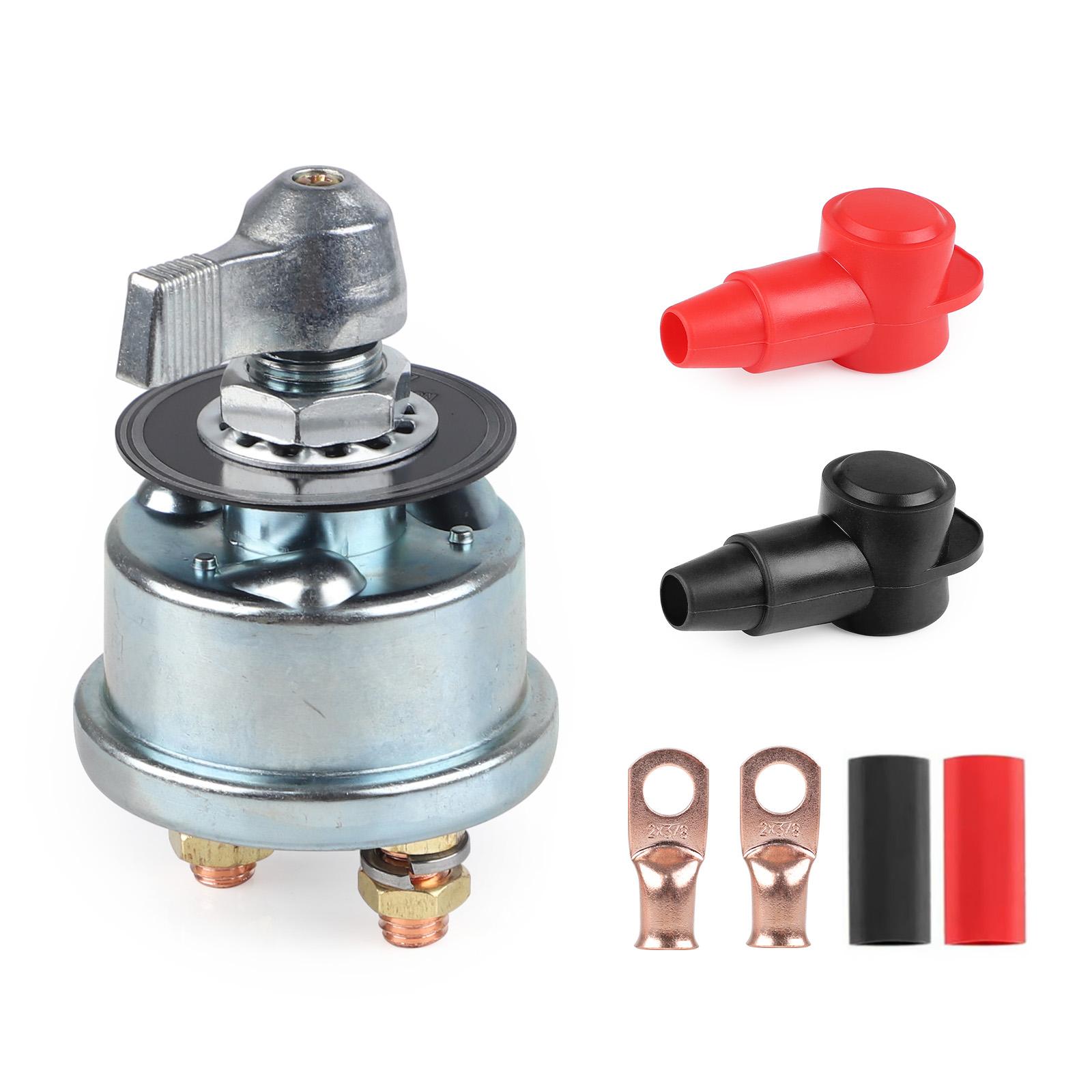 

12-48V 250A M10 Stud Silver Metal Battery Circuit Breaker For Boat Car Camper Truck Battery Power Cut Isolator Kill Switch Kit
