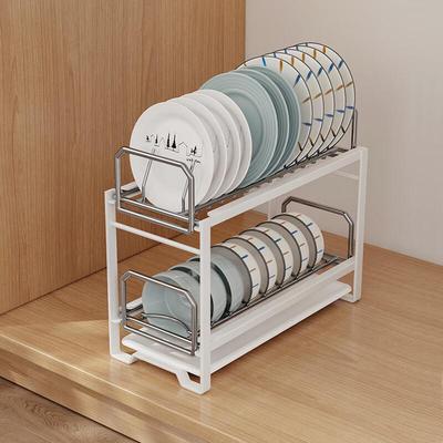 Stainless Steel Pull-Out Kitchen Dish Rack