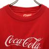 Coke 90s Made In USA Old Short Sleeve T-shirt L Red Single Stitch Men's Used