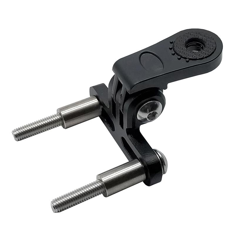 Supporto per Manubrio Faro Bicicletta Lega di Alluminio Clip Supporto Luce Anteriore Ciclismo Connettore Supporto Fotocamera Portapacchi Lampada