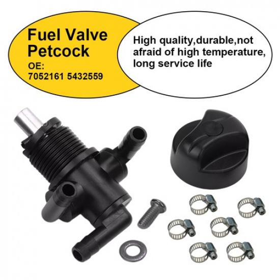

Valve Fuel Tank Petcock 3Way & NUT Knob Fit 00-06 Polaris 325 Magnum 330 500 4x4