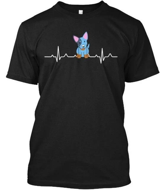 Blue Heeler Heartbeat T shirt Made in the USA Size S to 5XL 3XL