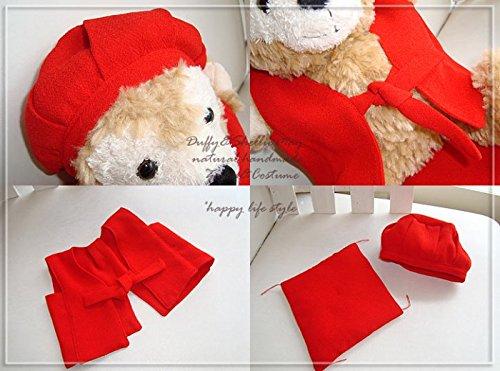 Duffy and ShellieMay Costume Puppet for Duffy's 60th Birthday! Red Chanchanko & Hat Kanreki-p