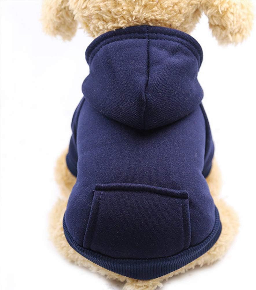 Pet Dog Cold Weather Jacket with Pockets Winter Dog Hoodie Warm Puppy Clothes for Large and Small Dogs Chihuahua Clothing, Sweet Gift for Cute Pets