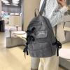 Student Schoolbag Women's Corduroy Backpack Large Capacity Backpack