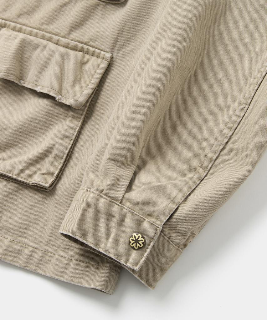 Like A Mods Washed Damage 4-Pocket Jacket_Beige