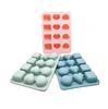 Three In One Ice Tray  Reusable Food-Grade Silicone Square Ice  Maker 