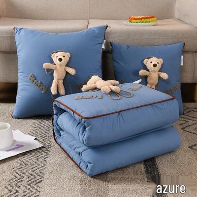 Cartoon Bear Convertible Pillow Quilt
