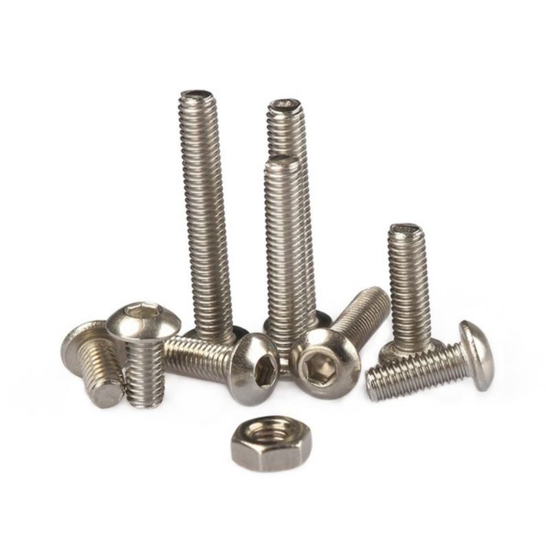 340PCS/SET M3 Stainless Steel Hex Socket Screws Nut Set With Box nut sock  metic nut and bolt assortment  thumb screw m3 color