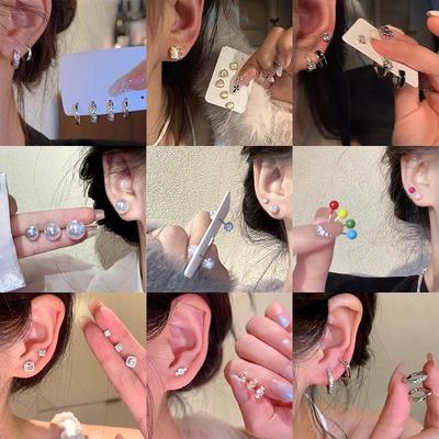 Exquisite Trendsetter Earring Set 2025: Simple, High-End, Celebrity Style