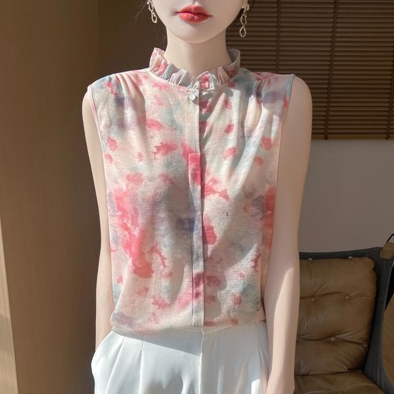 

Женская летняя рубашка из шелка тутового шелкопряда, 50% шелка, 50% полиэстера, дышащая, легкая, с короткими рукавами, для поездок на работу, повседневная мода XL розовый