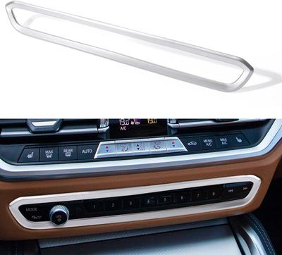 Verchroomd Center Control Volumeknop Decoratie Frame Toepasbaar op BMW G20 G28 325li 3 Serie 2019 2020 Auto Accessoires