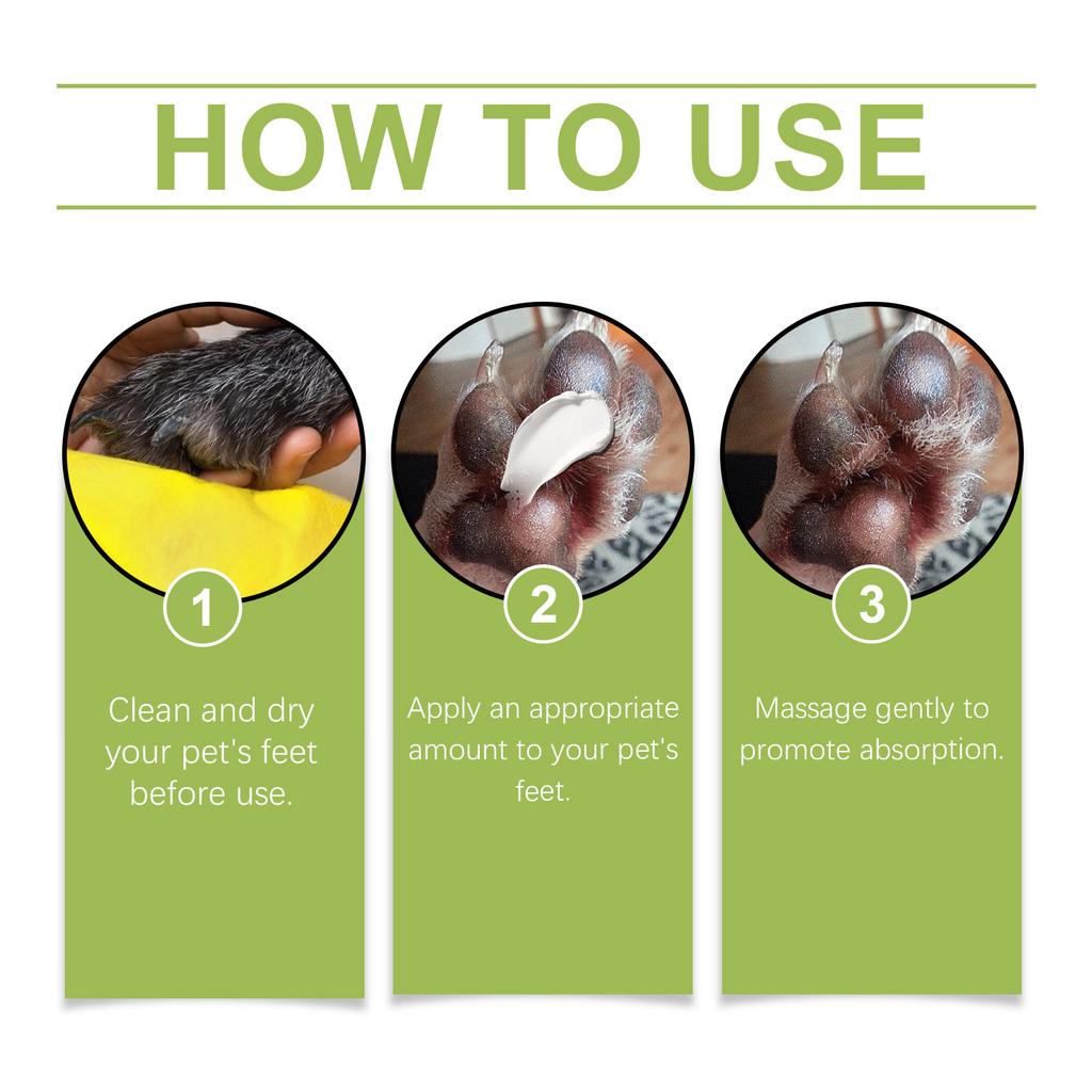 Evcil Hayvan Çatlak Giderici Nemlendirici Balsam, Ayak Bakımı Nemlendirici Balsam, Çatlakları Azaltmak İçin Taban Nemlendirici Krem