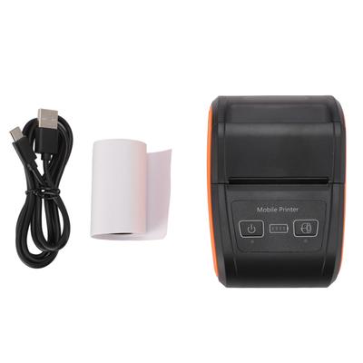 Thermischer Belegdrucker USB Mini Tragbar Bluetooth HD Druck für POS Büroelektronik