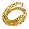 Gold Color Stainless Steel Cuban Bracelet For Men Women Gift Jewelry
