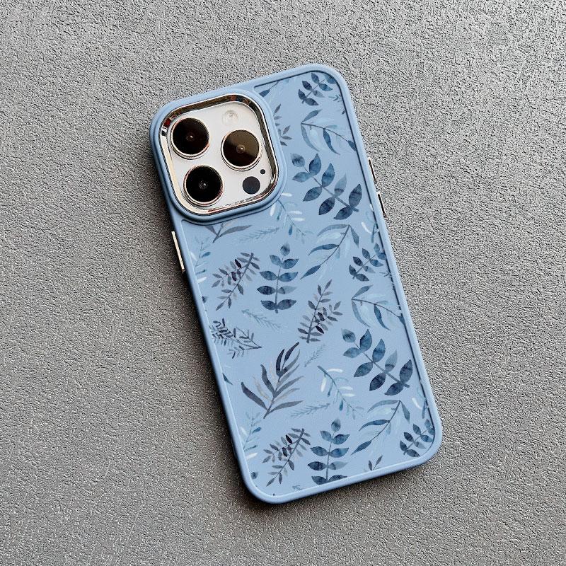 Flower Luxury Silicone Phone Case For  iphone 13 12 Pro Max 15 7 8 plus X XR XS 11 14 Pro Max Shockproof Soft Shell Cover Fundas