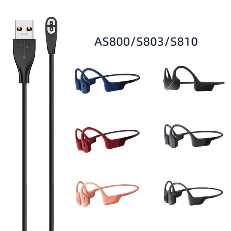 Magnetic Charging Cord for AS800 AS803 Bone Conductions Bluetooth-compatible Headphone Power Supply Cord