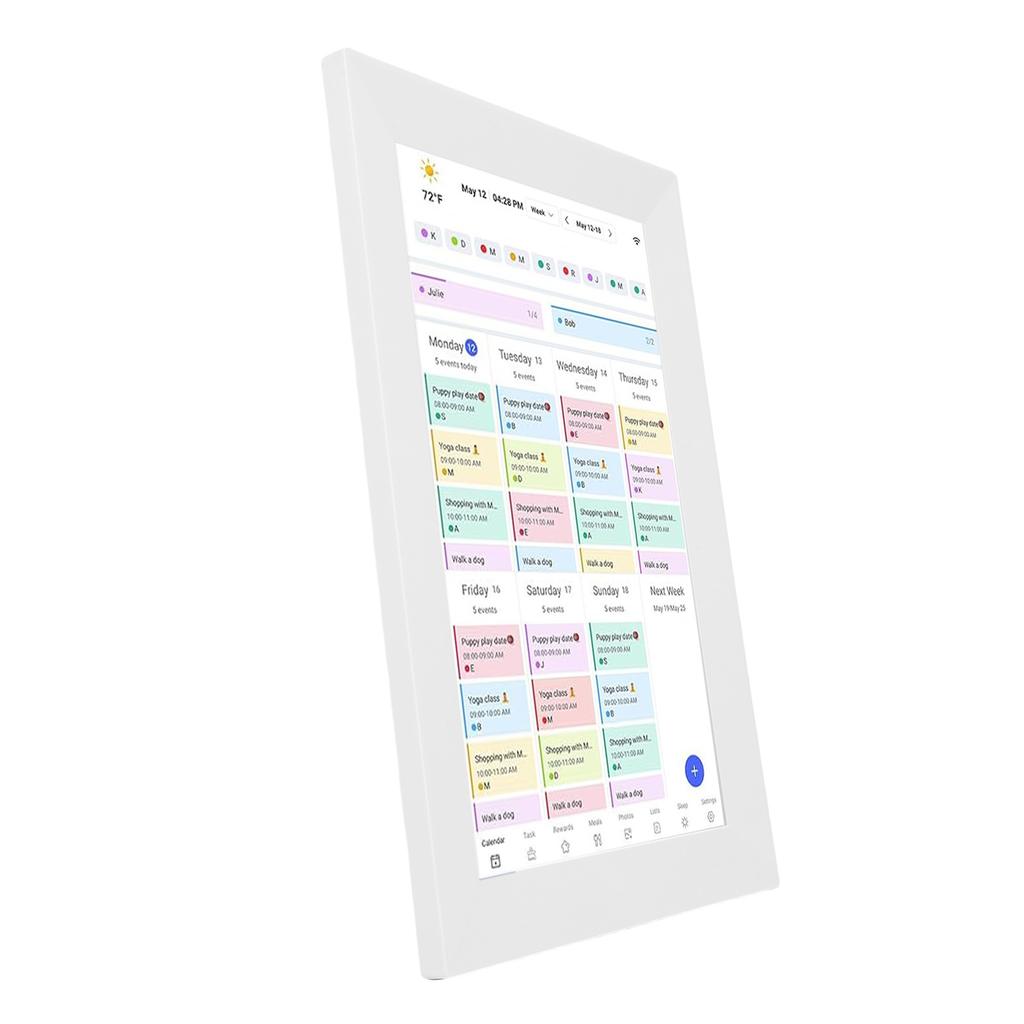 Smart Electronic Calendar 10.1 Inch Smart Touch Screen Home Interactive Electron Calendar WiFi Family Digital Calendar