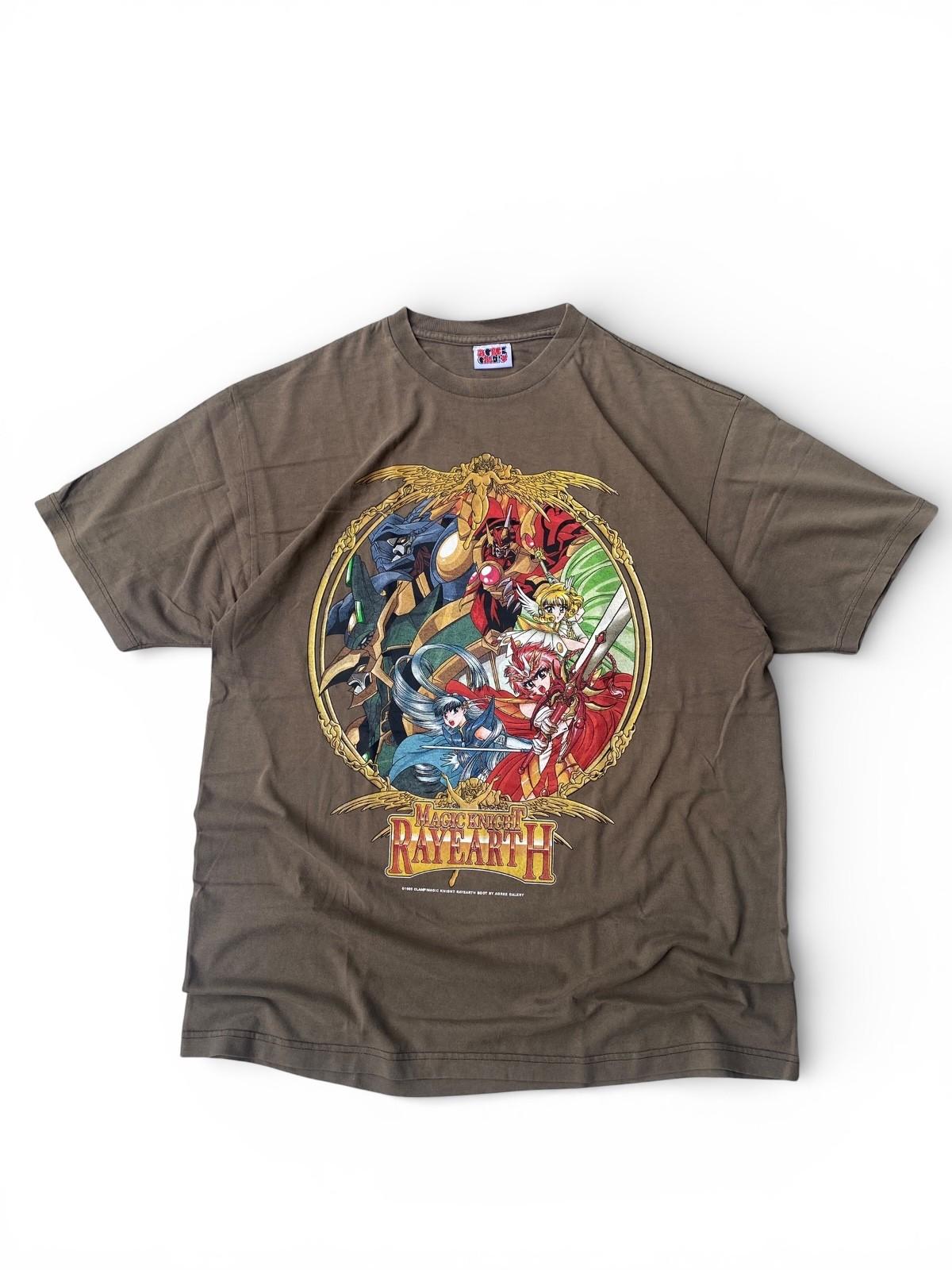 Rare Limited Bootleg Magic Knight Rayearth II Anime T Shirt Brown XL XXXXL