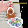 Capybara Plush Toy Keychain – Cute Stuffed Animal Backpack Clip
