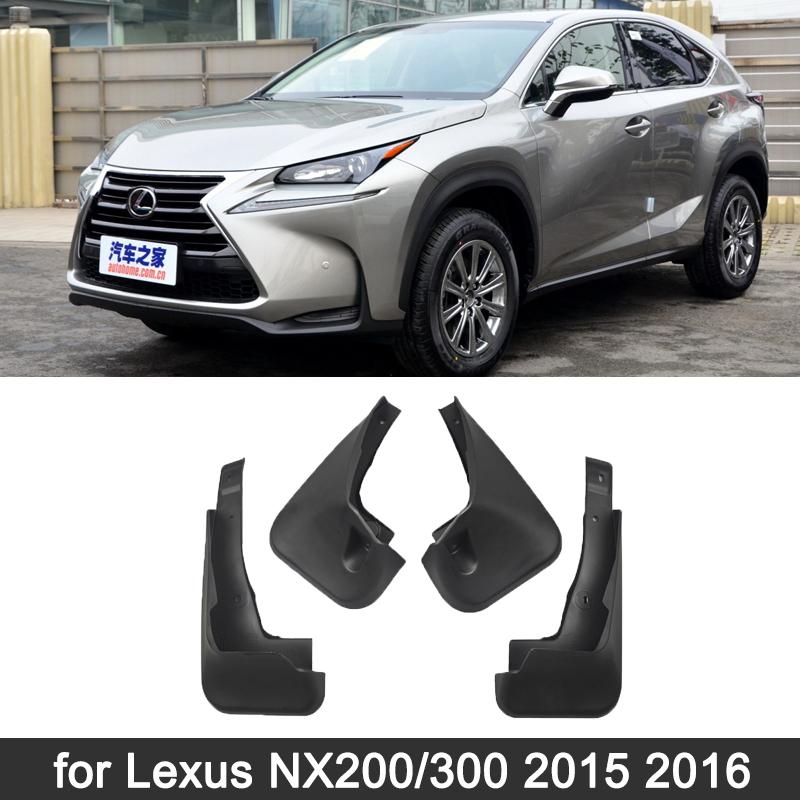 For Lexus NX NX200 NX300 2015 2016 2017 2018    Mudflap Mudguard Splash Front Wheels Fenders Car Styling Accessories