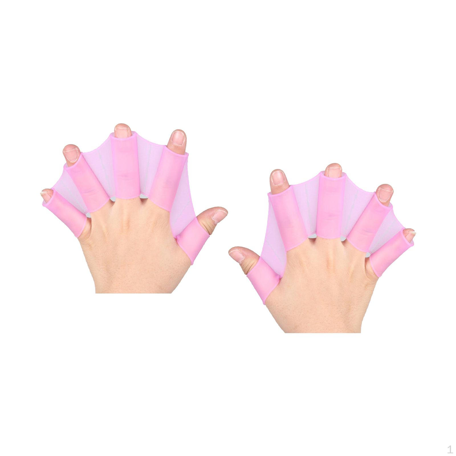 

Тренировочные ласты для рук для водных видов спорта Pink L Men