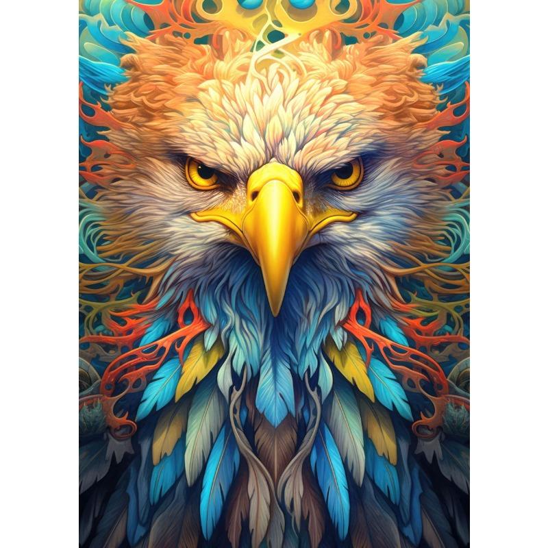 Portrait Floral Animal Portrait Panda Koala Owl Tiger Rabbit Art Posters Canvas Painting Wall Prints Picture for Room Home Decor