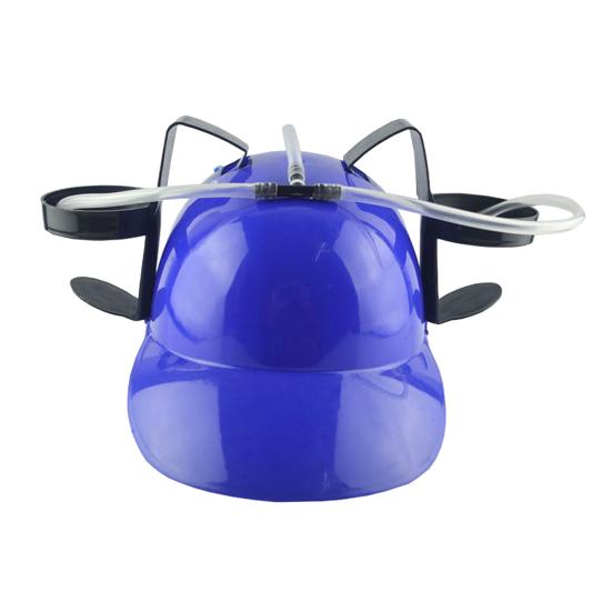 Casco para beber Ajustable Ahorro de trabajo Plástico Novedad Perezoso Casco para bebidas Suministros para el hogar