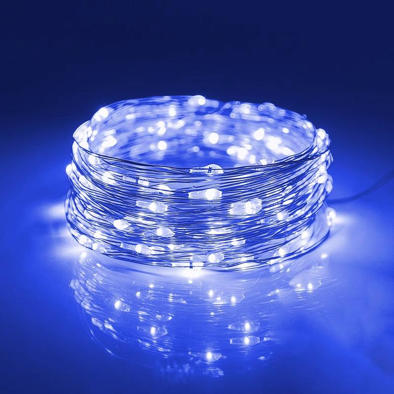 Starry LED Copper Wire String Lights, Colorful & Waterproof with 520 Small Bulbs
