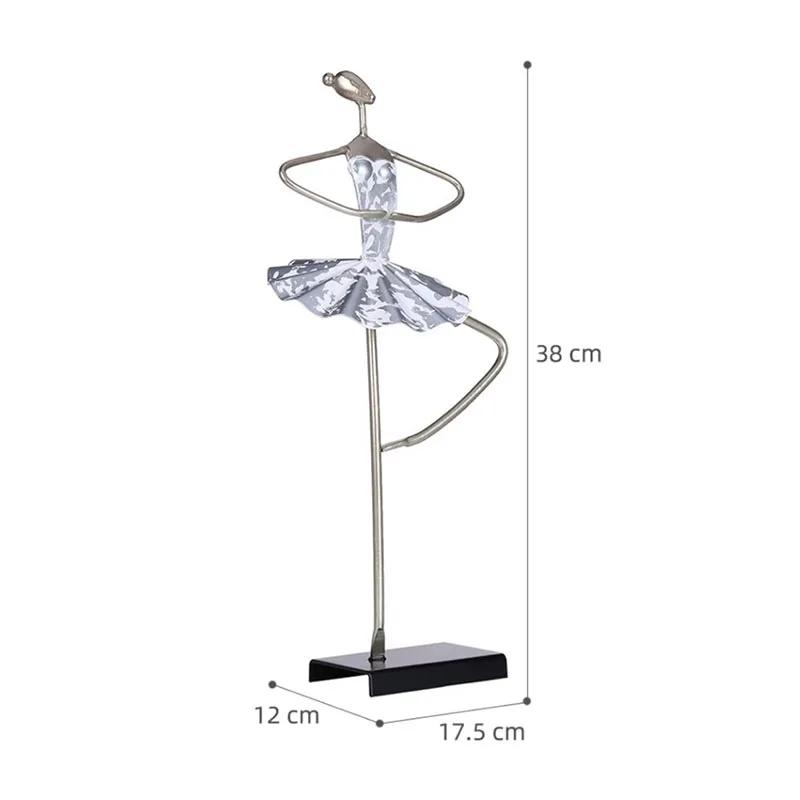Minimalism Band Musician Figures Statue Desk Decoration Metal Crafts Ornaments Dancer Character Sculpture Modern Home Decor