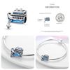 Compatible With Pand 3mm Authentic Bracelets Landmark Building Collection Charm Ideal For Women Jewellery Do It Yourself Bead Charms New Items