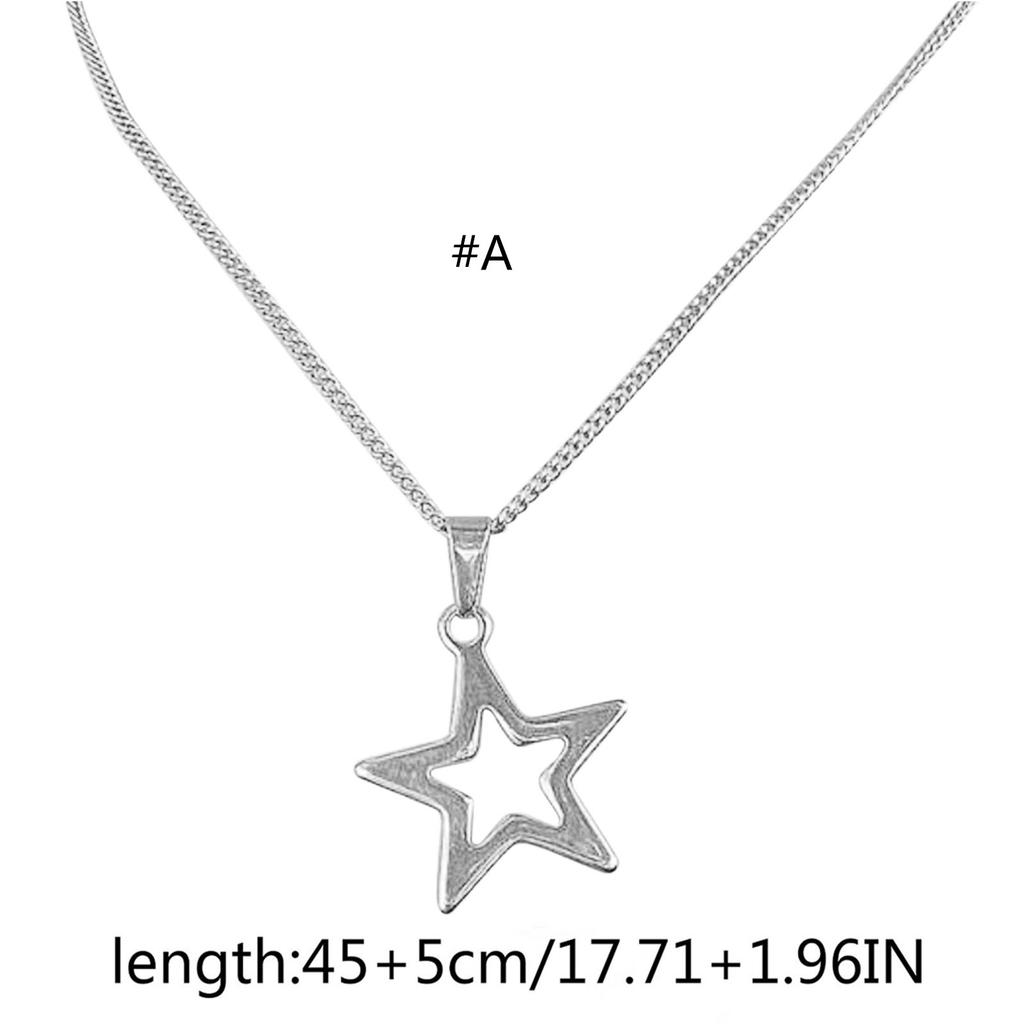 Female Trend Niche Net Red Ins Collarbone Chain Five-pointed Star Necklace