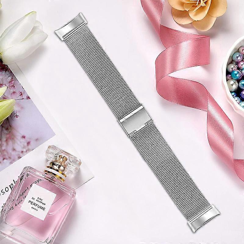 Type A Milanese Stainless Steel Adjustable Smart Watch Band Strap for Fitbit Charge 6/5