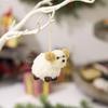 2pcs Cute Plush Puppy Pendant White Christmas Tree Decoration  Home Xmas Decoration