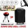 Round Waterproof Gas Barbecue Outdoor Charcoal BBQ Accessories BBQ Cover Protective Grill Protector