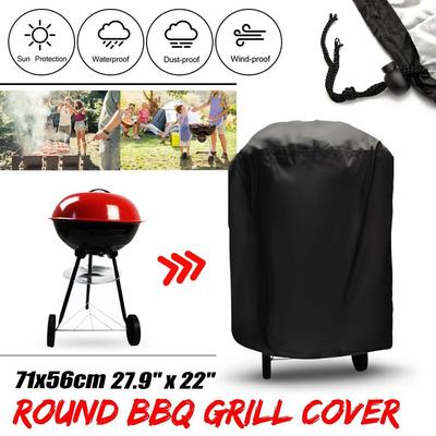 Anti Dust Black Gas Barbecue Charcoal Rain Protective BBQ Cover Grill Protector BBQ Accessories