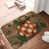 1Pcs Anti Fatigue Kitchen Rug   Pumpkin Pattern Waterproof Non-Slip Thick Cushioned Kitchen Mat Heavy Duty Comfort Standing Mat for Kitchen